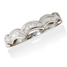 0.47ct I1/gh Baguette Diamond Designer Ring