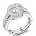 Diamond Shoulder Set Ring With Matching Band Diamond Shoulder Set Ring With Matching Band