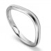 2.5mm Shaped Plain Wedding Ring
