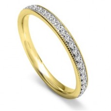 60% Round Diamond Vintage Wedding Ring 60% Round Diamond Vintage Wedding Ring