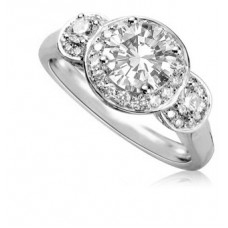 Certified 1.15ct Vvs/ef Round Diamond Ring