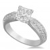 Princess & Round Diamond Vintage Ring
