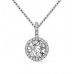 0.17ct Vs/fg Round Diamond Pendant