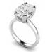 Cushion Cut Diamond Solitaire Ring