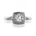 Round Diamond Triple Halo Ring Round Diamond Triple Halo Ring