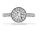Round Diamond Milgrain Designer Ring Round Diamond Milgrain Designer Ring