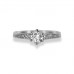 Round Diamond Vintage Engagement Ring