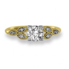 Designer Vintage Round Diamond Ring