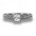 Princess & Round Vintage Diamond Ring