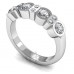 Round Diamond Cluster Ring