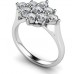 Round Diamond Cluster Ring