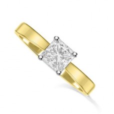 Princess Diamond Engagement Ring
