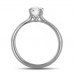 Firework Round Diamond Engagement Ring