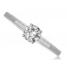 Shoulder Set Diamond Engagement Ring