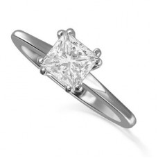 2.00ct Si2/j Princess Diamond Solitaire Ring