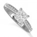 Princess/round Diamond Shoulder Set Ring Princess/round Diamond Shoulder Set Ring