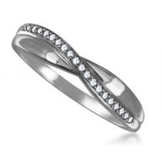 Round Diamond Set Shaped Wedding Ring