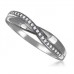 Round Diamond Set Shaped Wedding Ring