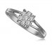 Round Diamond Cluster Ring