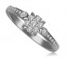 Unique Vintage Round Diamond Shoulder Set Ring Unique Vintage Round Diamond Shoulder Set Ring