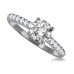 Shoulder Set Diamond Engagement Ring