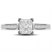 0.70ct Si2/f Princess Diamond Ring 0.70ct Si2/f Princess Diamond Ring