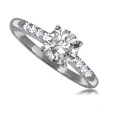 Shoulder Set Diamond Engagement Ring Shoulder Set Diamond Engagement Ring