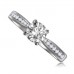 Shoulder Set Diamond Engagement Ring
