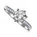 Certified 0.70ct Si2/g Round Diamond Ring