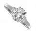 Modern Oval & Baguette Diamond Designer Ring