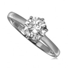 Agi Certified 0.70ct I1/h Round Diamond Ring