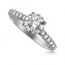 Shoulder Set Diamond Engagement Ring