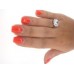 Prong Set Asscher & Round Diamond Ring Prong Set Asscher & Round Diamond Ring