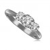 Classic Round Diamond Trilogy Ring Classic Round Diamond Trilogy Ring