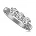 Classic Round Diamond Trilogy Ring