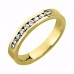 Traditional Round Diamond Half Eternity Ring