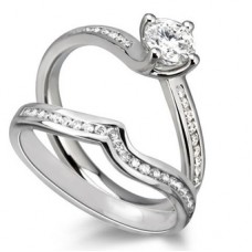 0.72ct I/fg Round Diamond Engagement Ring