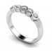 5 Stone Round Diamond Half Eternity Ring 5 Stone Round Diamond Half Eternity Ring