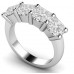 Four Stone Princess Diamond Half Eternity Ring