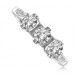 3 Stone Diamond Ring With Shoulder Diamonds