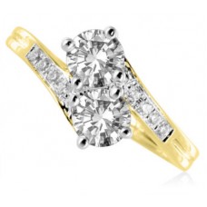 0.70ct H/i1 Round Diamond Ring