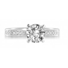 0.85ct Si2/g Round Diamond Ring