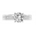 0.85ct Si2/g Round Diamond Ring