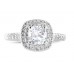 Gia Certified 1.20ct Vvs1/e Cushion Diamond Ring