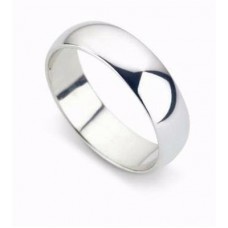7mm Court Shaped Wedding Ring