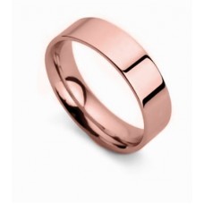 9mm Flat Court Wedding Ring