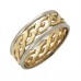 7mm Two-tone Celtic Wedding Ring