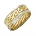 7mm Two-tone Celtic Wedding Ring