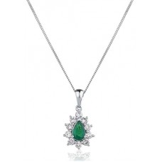 Emerald & Diamond Pendant