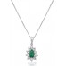 Emerald & Diamond Pendant